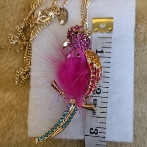 Colorful Parrot Pendant Necklace